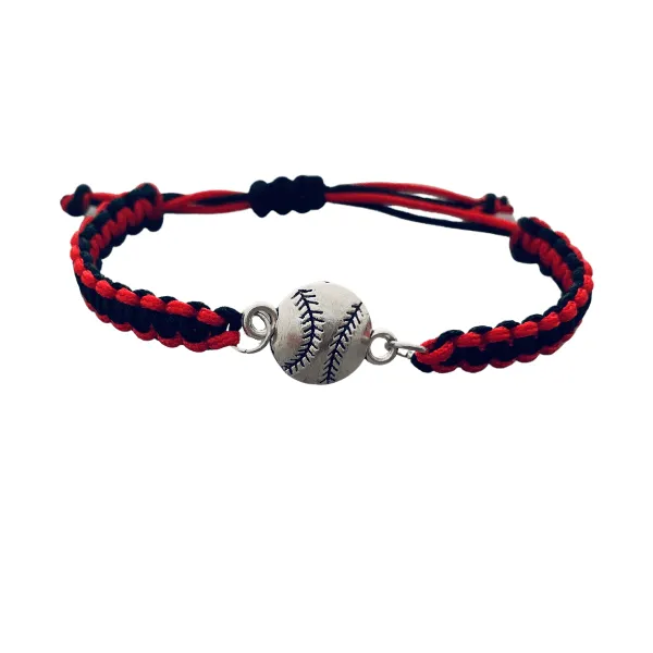 Multi Colored Baseball Rope Bracelet - Pick Colors