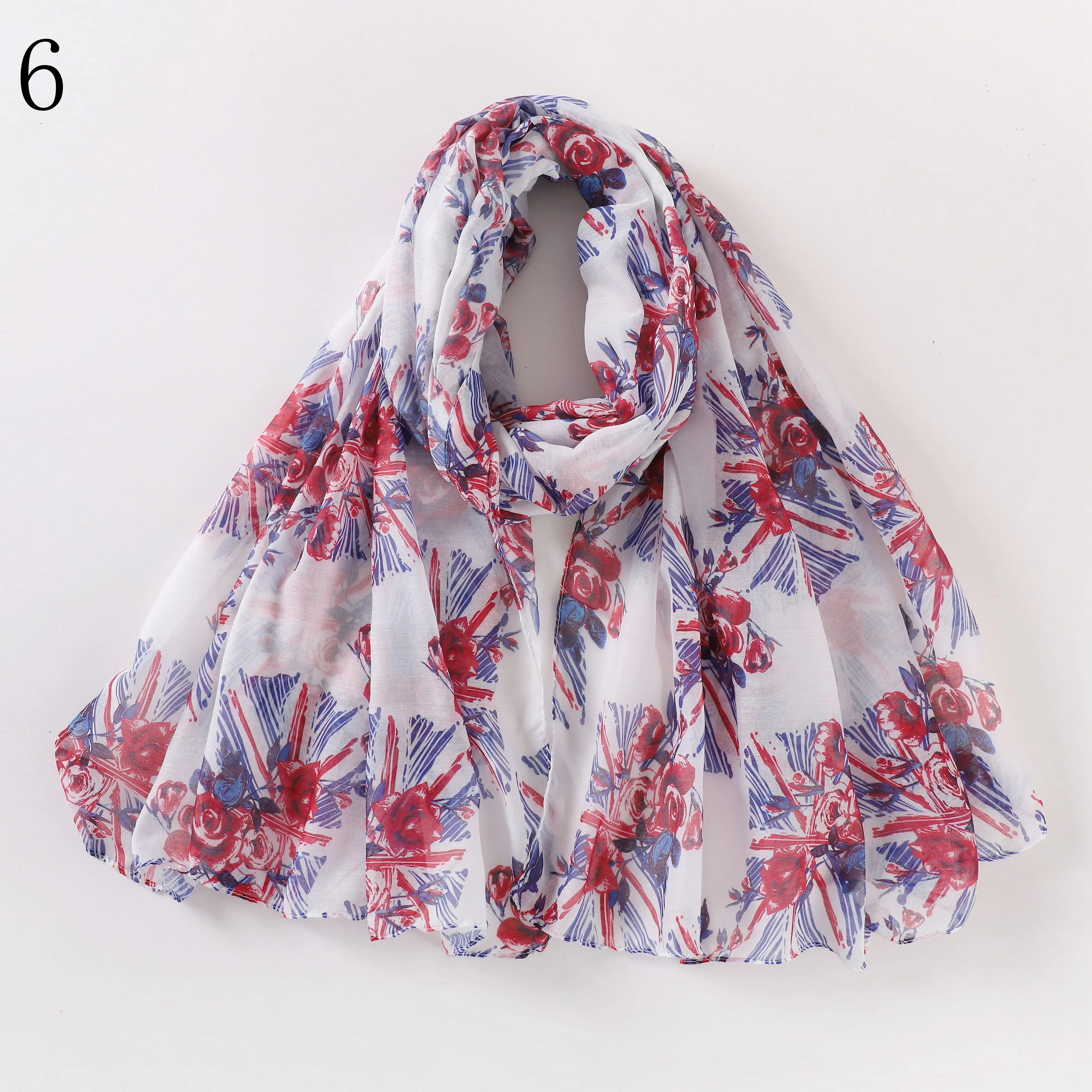 MYP09  USA American flag printed scarf