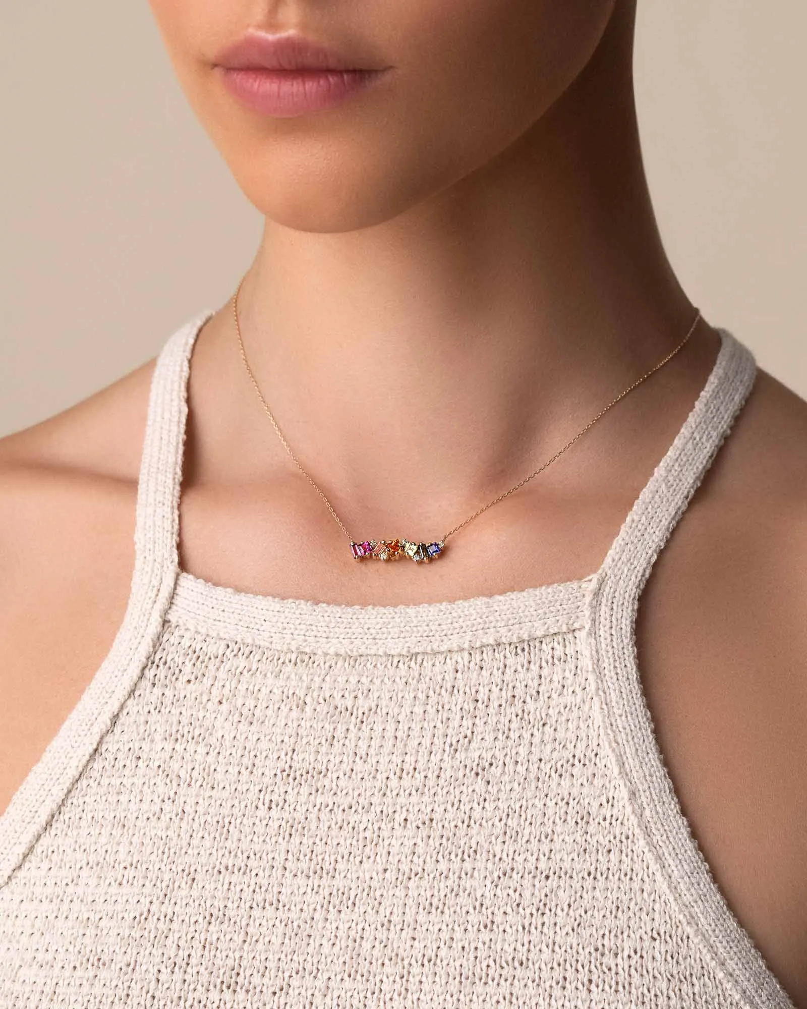 Nadima Rainbow Milli Bar Pendant