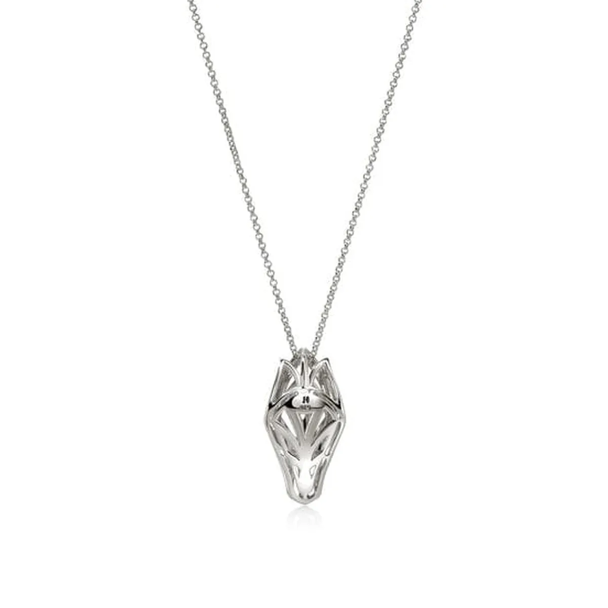 Naga Pendant Necklace, Silver, Diamonds - NBS6034511BSPDIX34-36