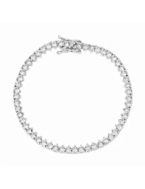 Naples 3 Tennis Bracelet, Silver