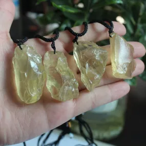 Natural Citrines Quartz Necklace