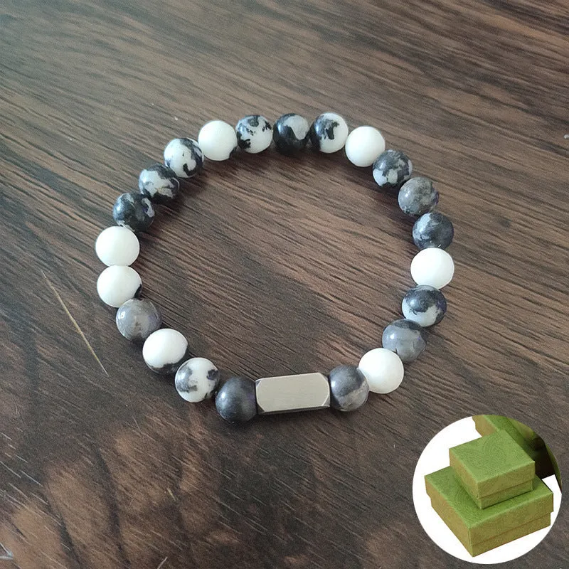 Natural Volcanic Stone Beaded Bracelet