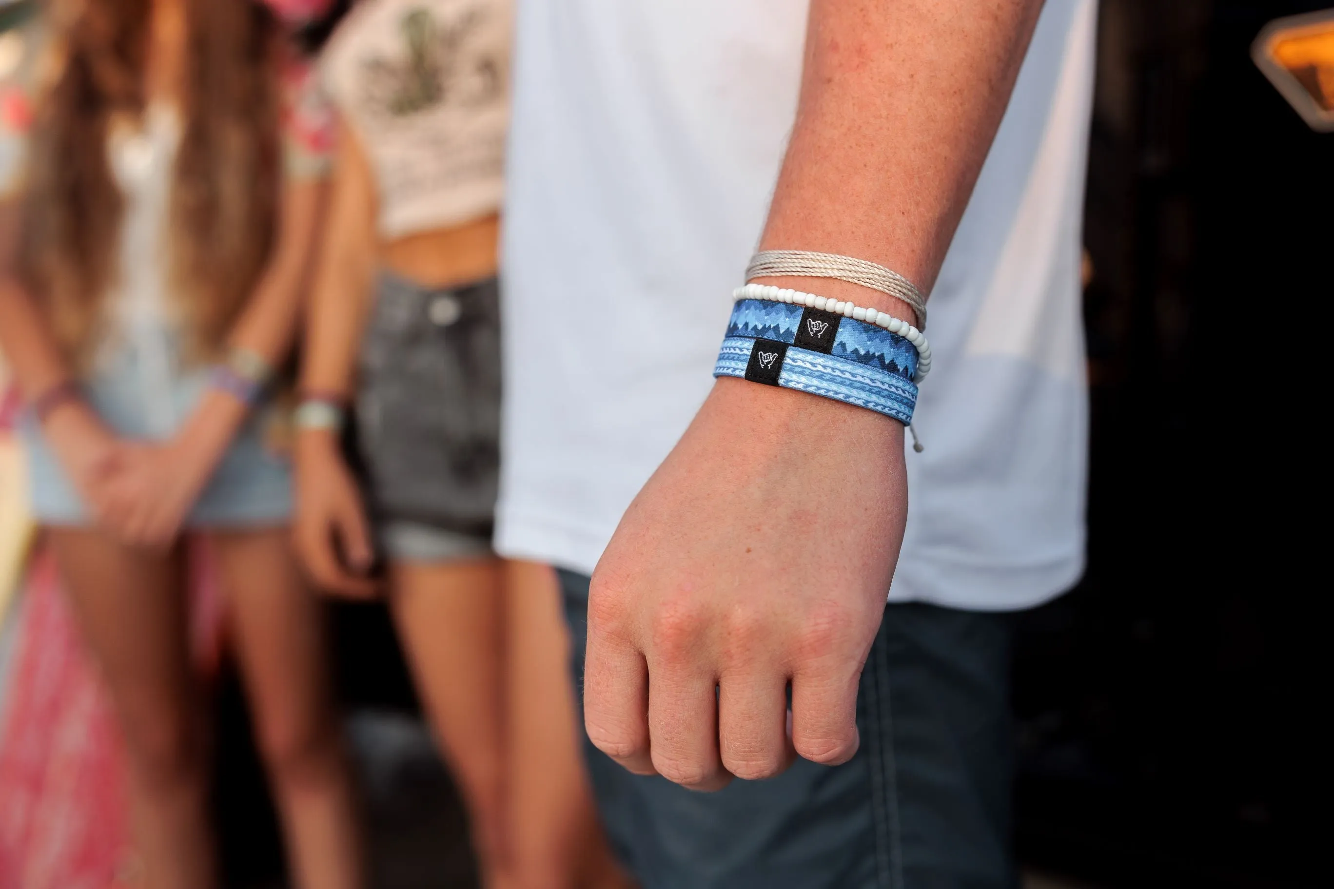 Navy Blue Wristband Bracelet