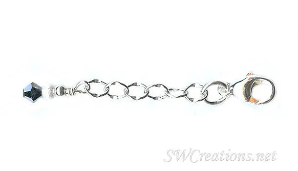 Opal Starshine Crystal Anklet Jewelry Extender