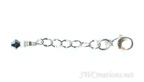 Opal Starshine Crystal Anklet Jewelry Extender