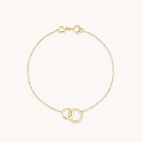 Orbit Topaz Bracelet in Solid Gold