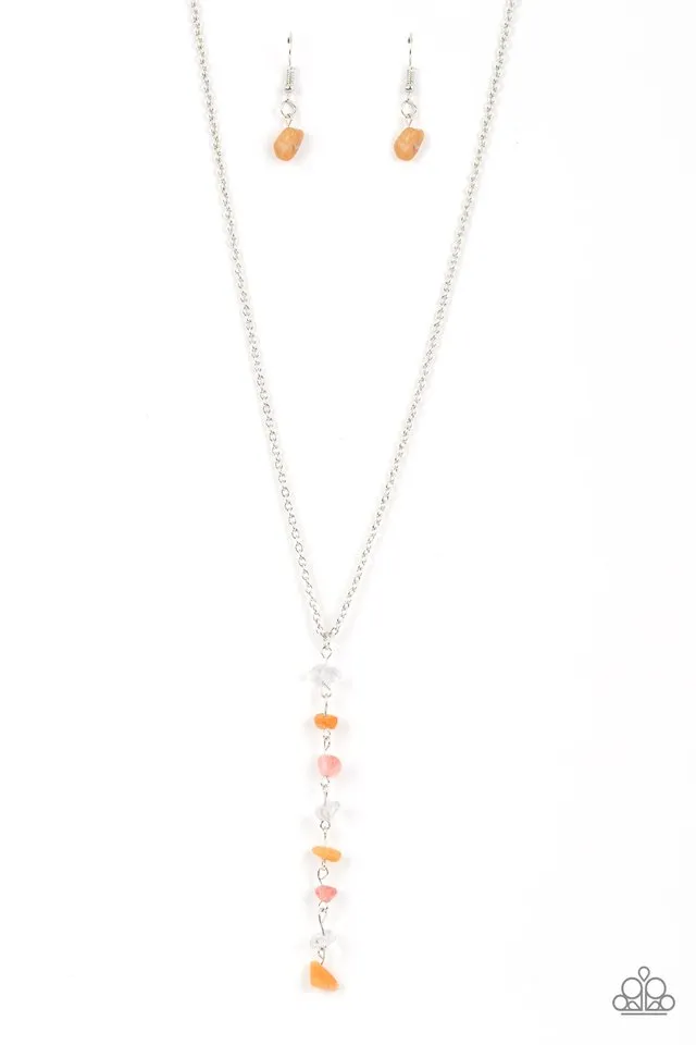 Paparazzi Necklace ~ Tranquil Tidings - Orange