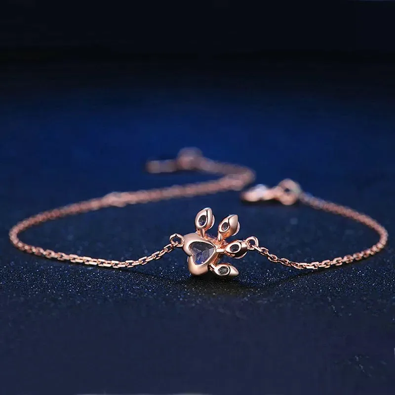 Paw Bracelet - Rose Gold