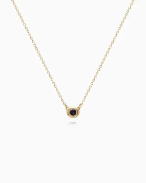 Pebble Stone Necklace | Yellow Gold