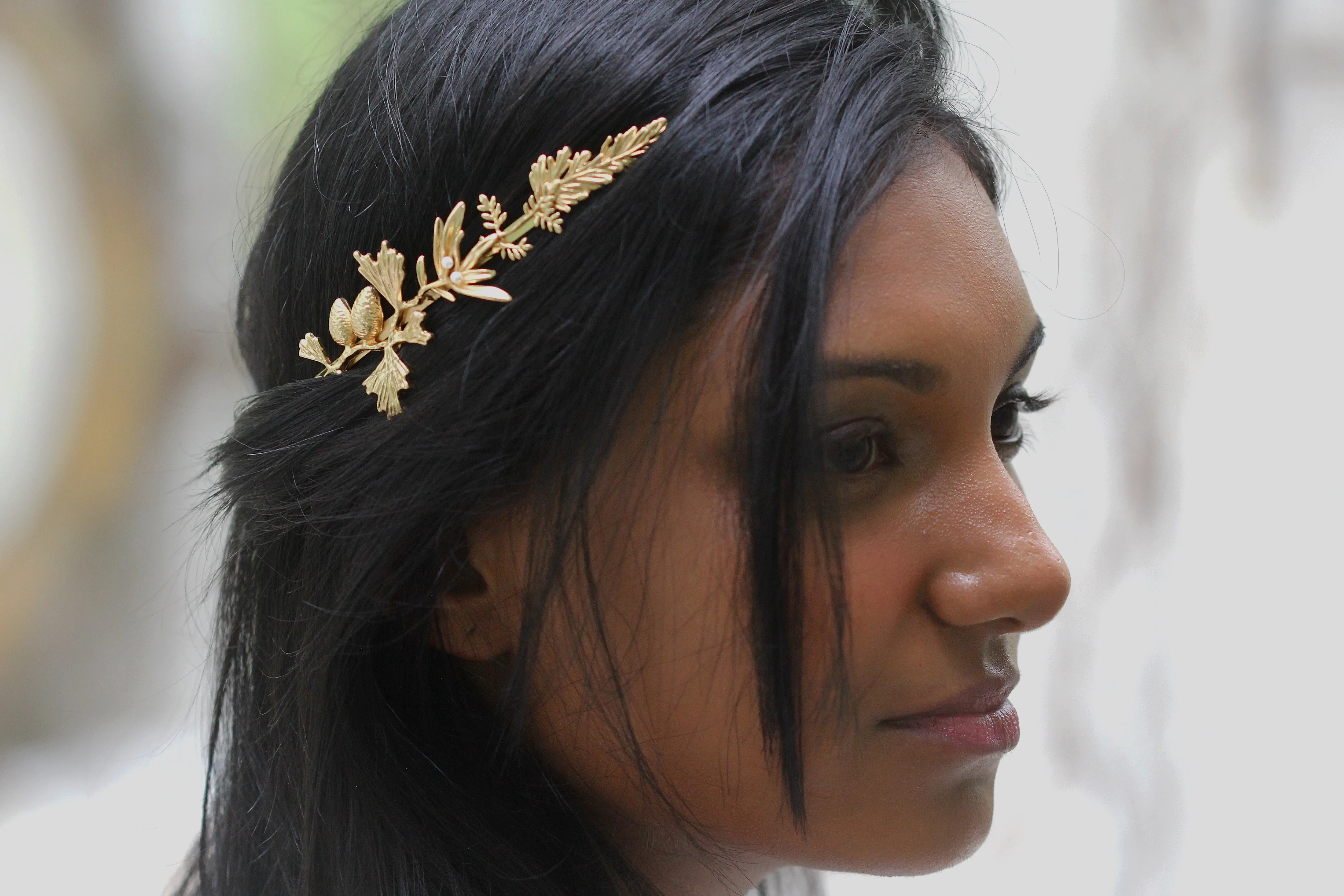 Pinecones Goddess Crown