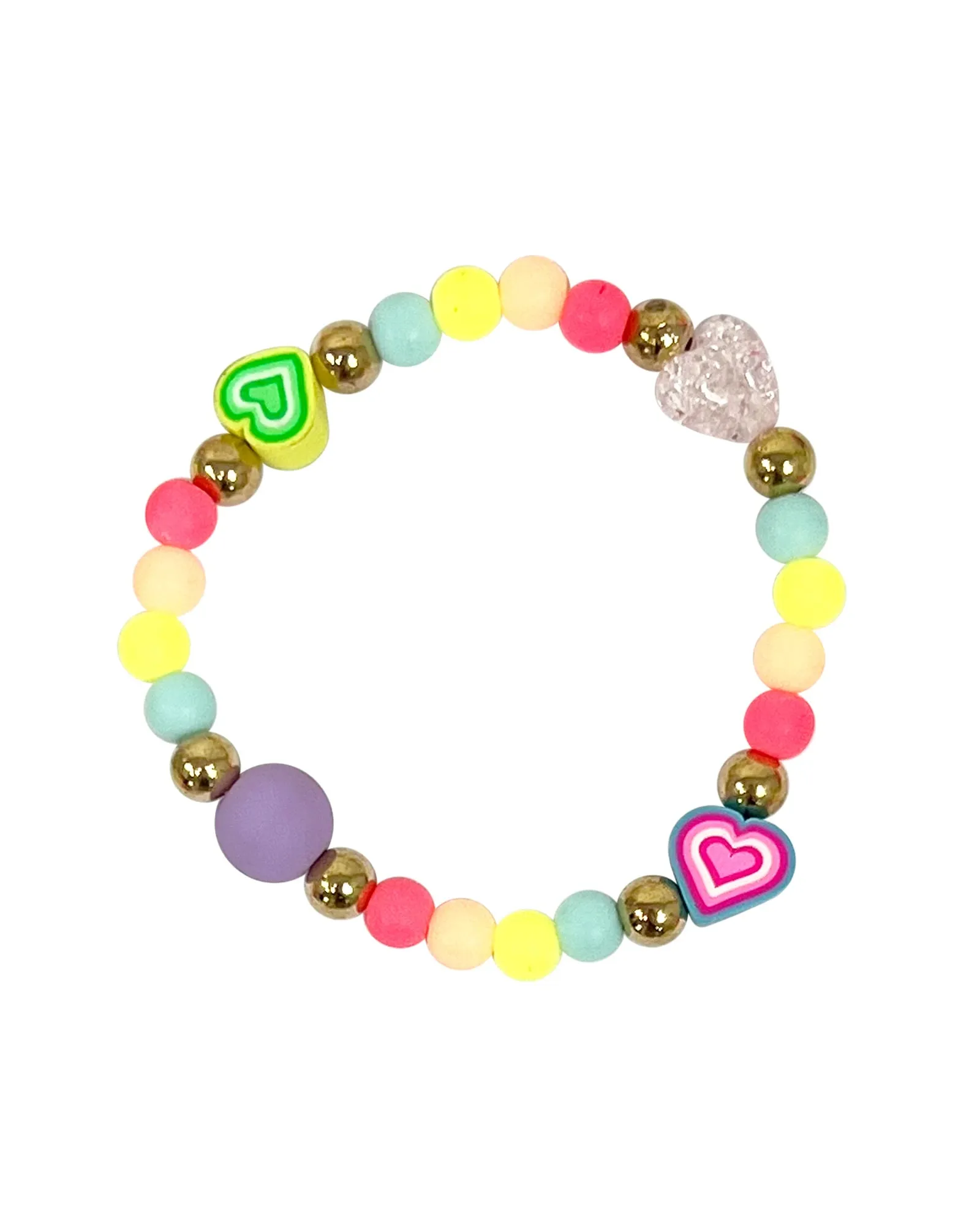 Pink Poppy Unicorn Rainbow Necklace & Bracelet Set