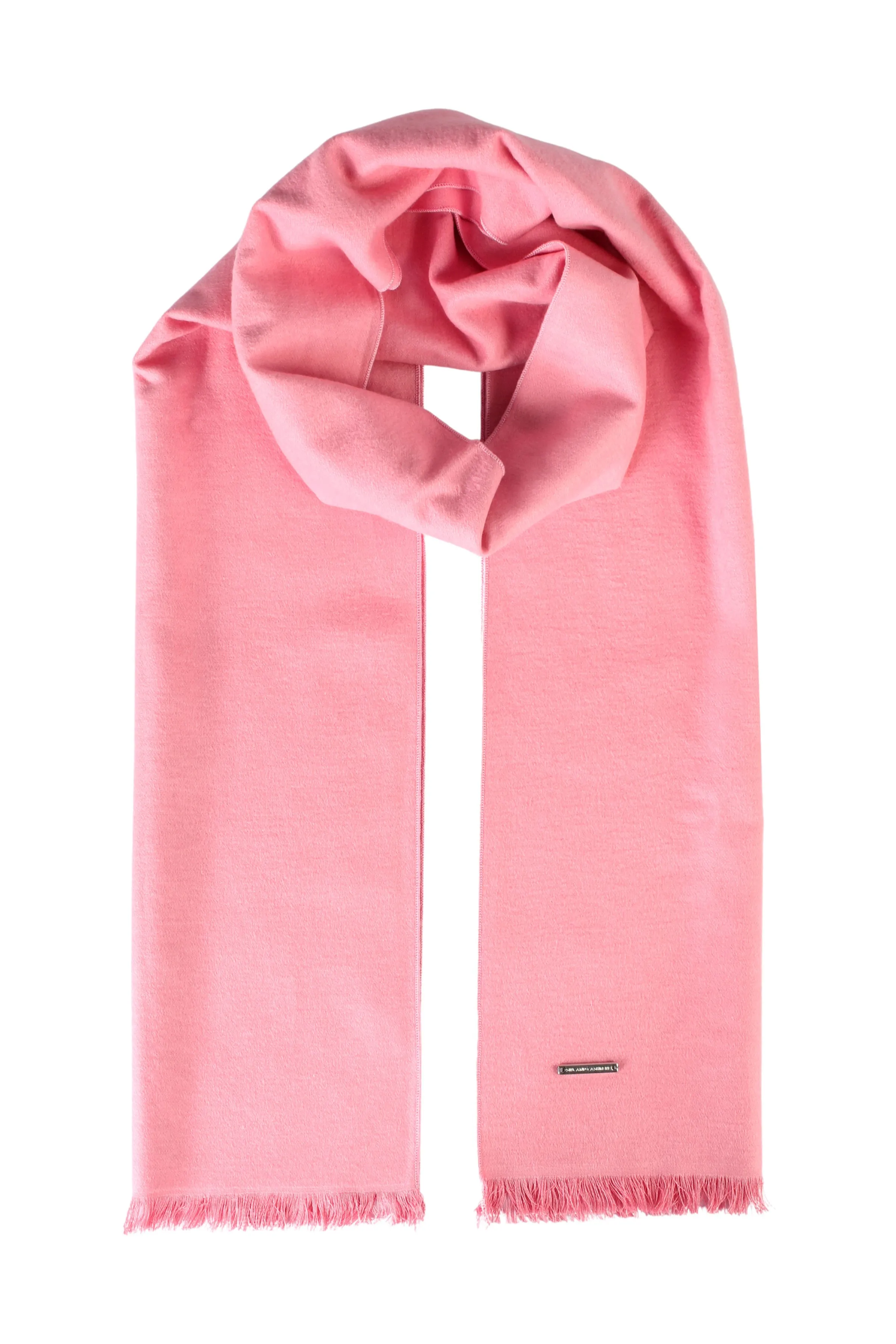 Pink Pure Silk Lotus Scarf 30x177 cm