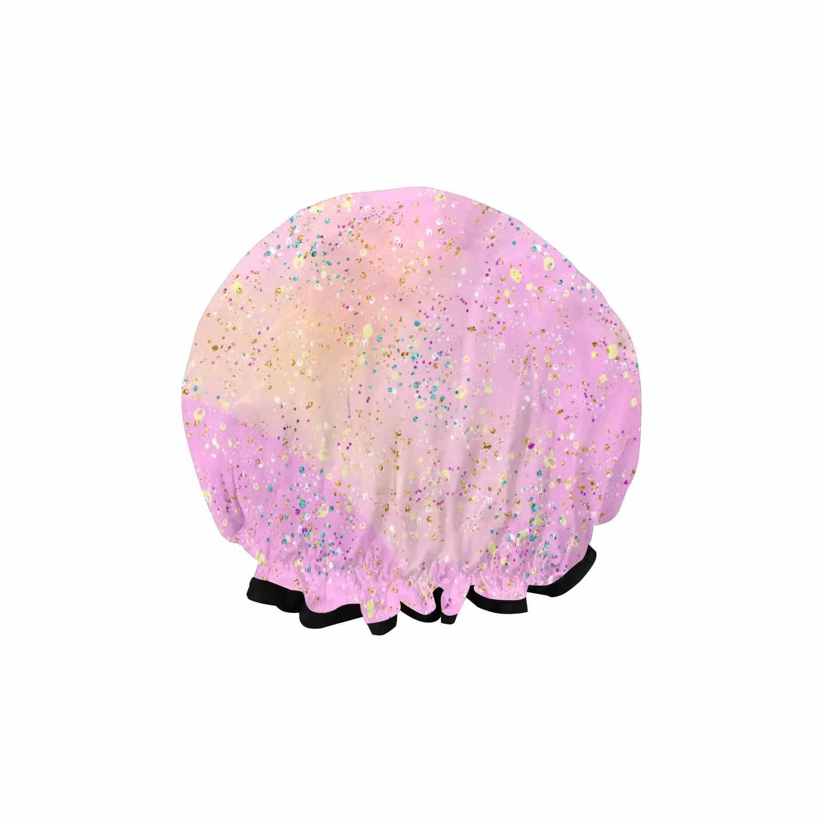 Pink Splash  Shower Cap