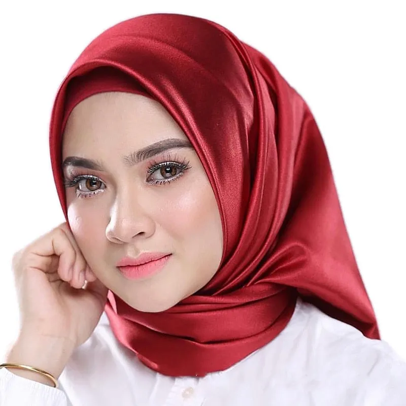 Plain Bubble Chiffon Scarf Hijab Wrap Women Print Shawls Headband Muslim Hijabs Female Scarves Long Shawl Turbanet Headscarf