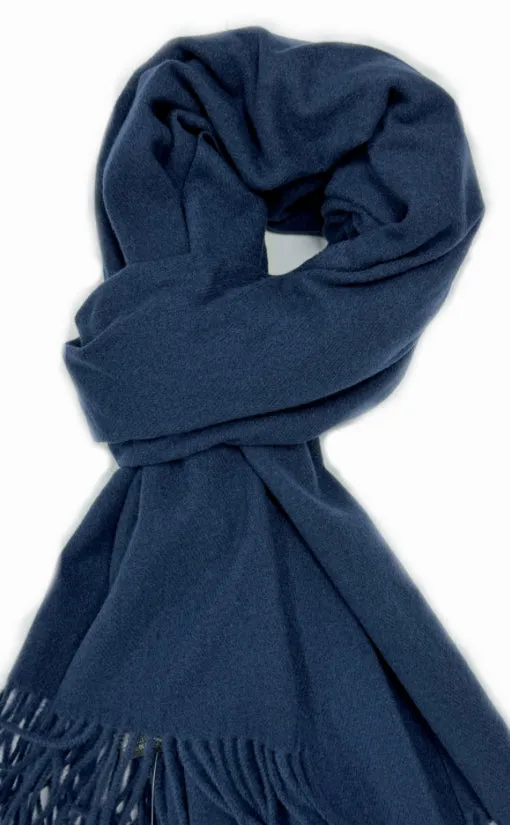 Plain Classic Cashmere Blend Pashmina Style Scarf (12 Colours)