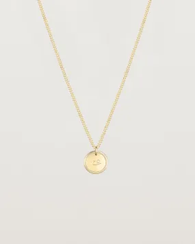 Precious Initial Necklace | Birthstone