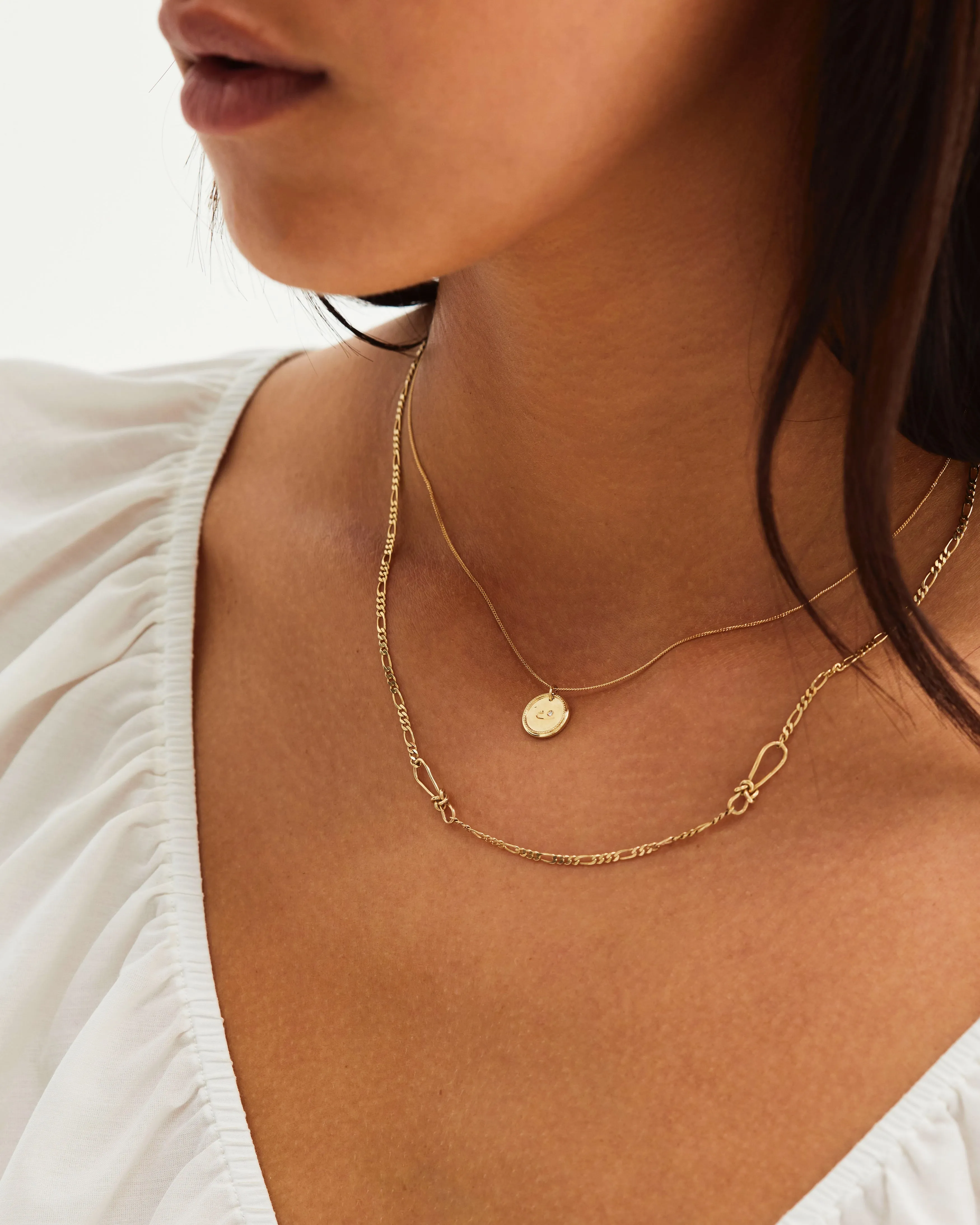 Precious Initial Necklace | Birthstone