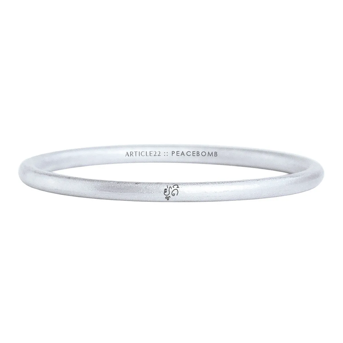 "BE GOOD" BANGLE - REBECCA RUSCH COLLABORATION