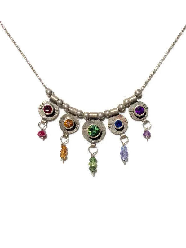 Rainbow Moon Necklace