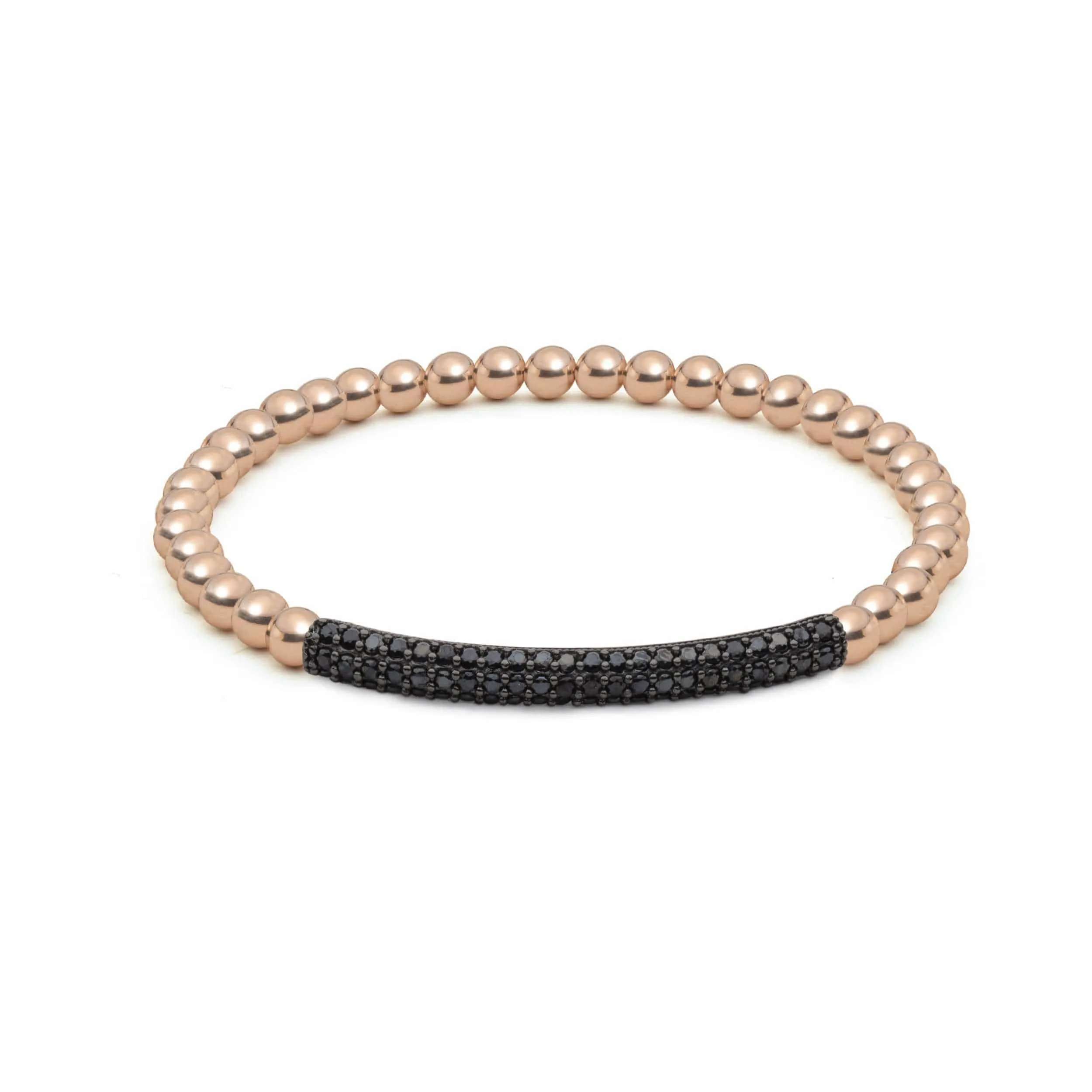 Raise the Bar | Black Charm Bracelet