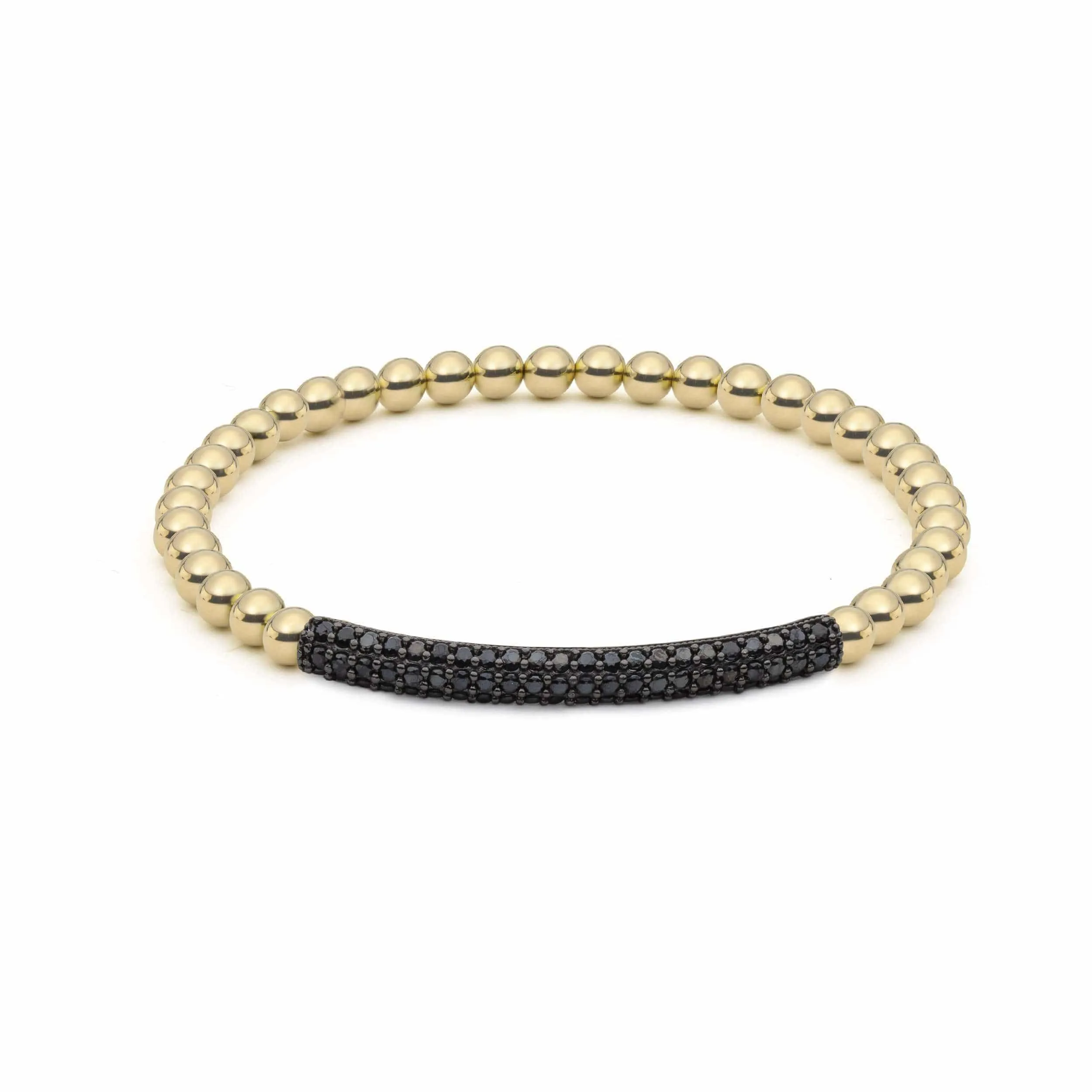 Raise the Bar | Black Charm Bracelet