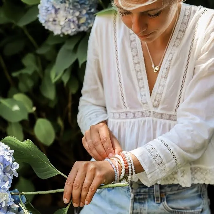 Rayminder UV Awareness Bracelet in Moonstone