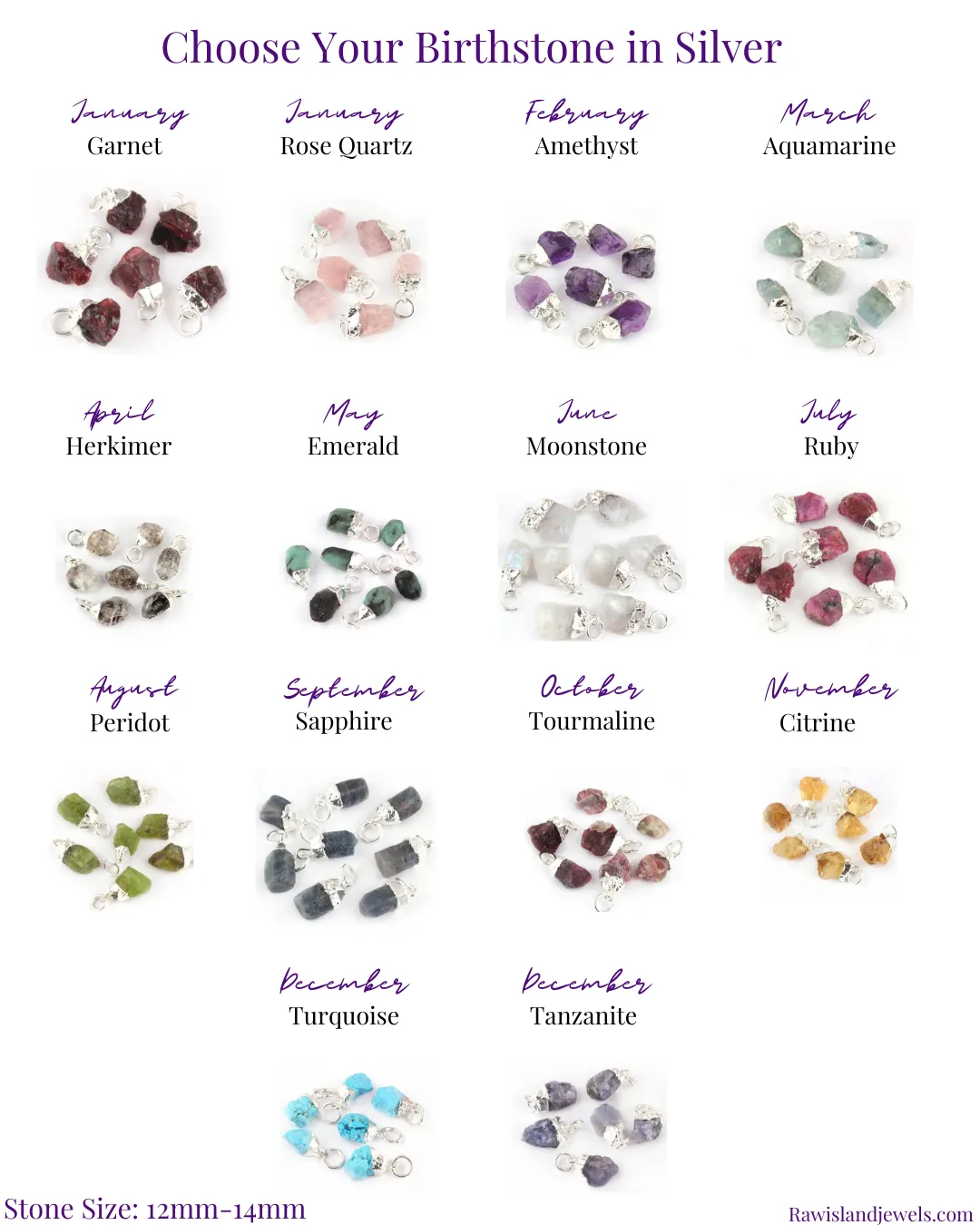 (READY TO SHIP) Classic Birthstone Necklace