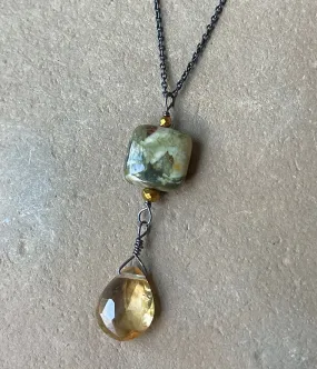 Rhyolite Drop Necklace