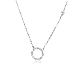 Round Cubic Zirconia Necklace