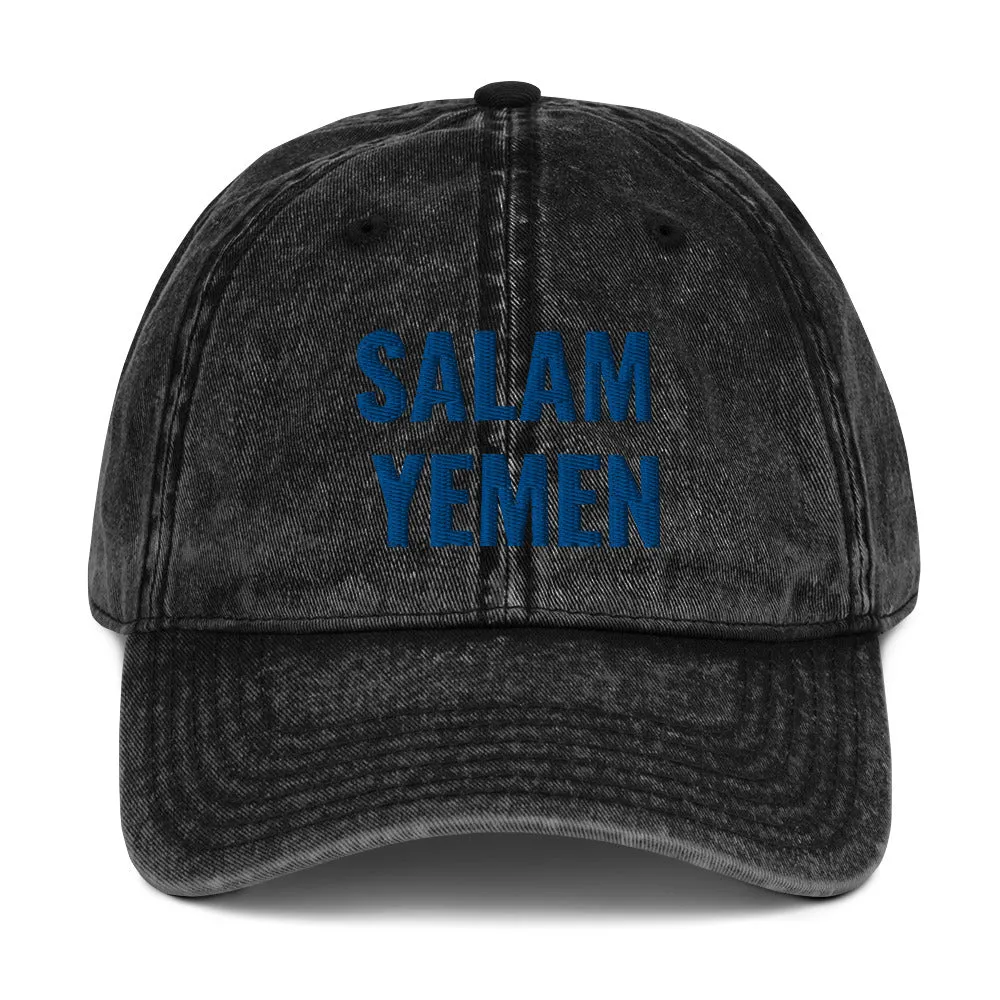 SALAM YEMEN - Vintage Cotton Twill Cap