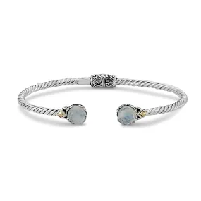 Samuel B. Rainbow Moonstone Birthstone Glow Bangle Bracelet - June