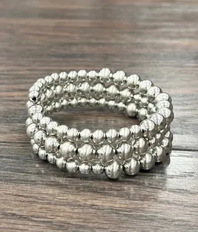 Santana Silver Wrap Bracelet