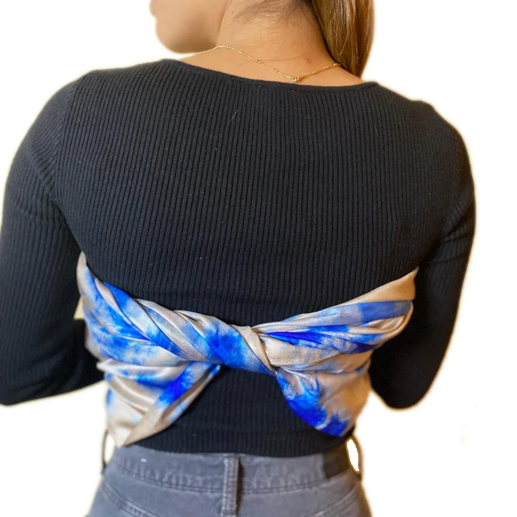 Sea Side Day Silk Scarf