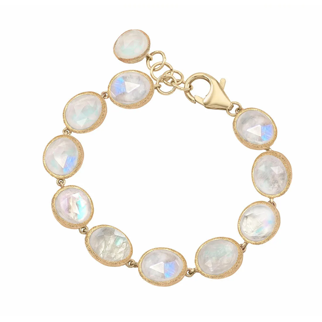 SHADE COLLECTION - 18K GOLD VERMEIL SILVER MOONSTONE BRACELET - BY JORGE REVILLA