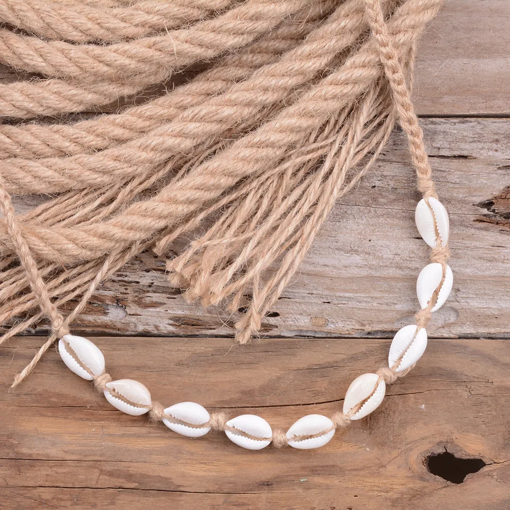 Shell Anklet Bracelet Headdress Handmade Shell Short Clavicle Necklace