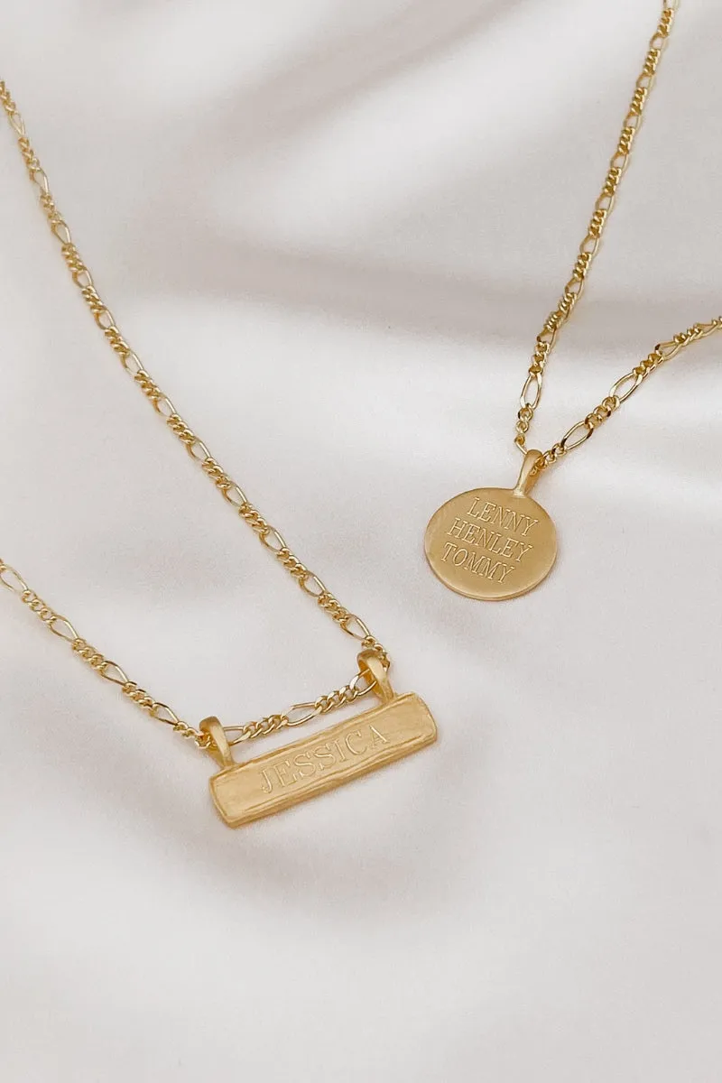 Signature Bar Necklace - Gold