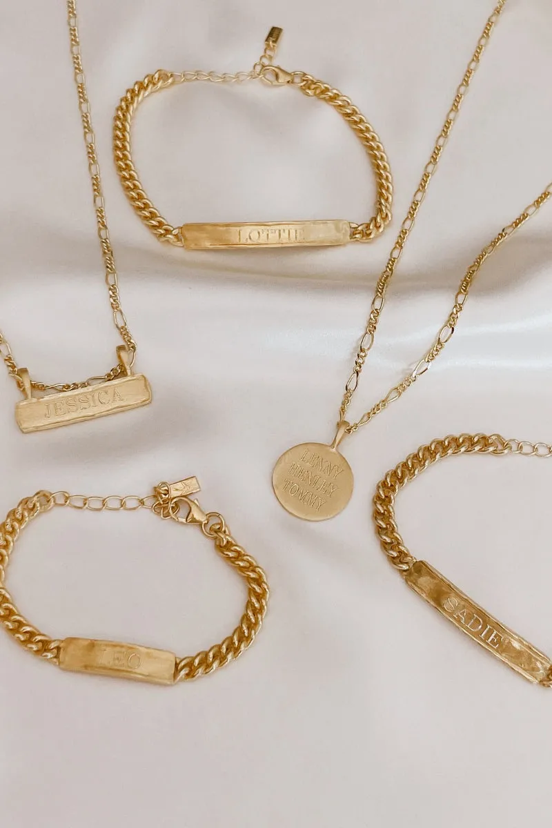 Signature Bar Necklace - Gold