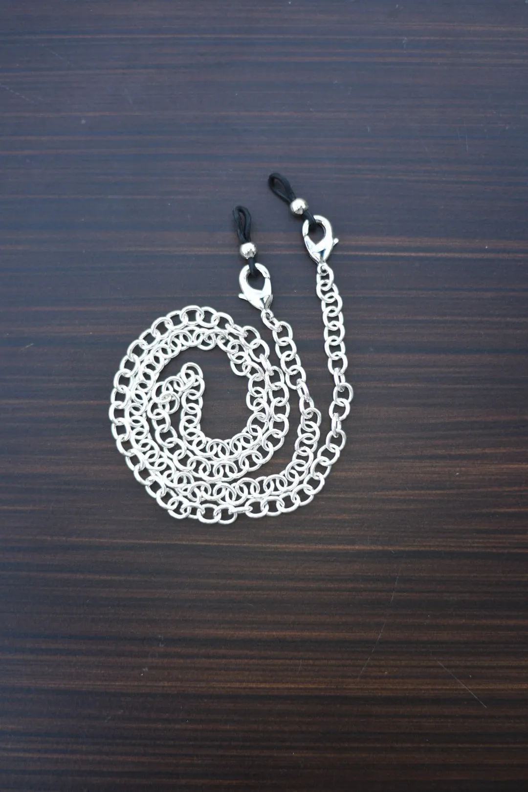 Silver Eyeglass/Mask Chain