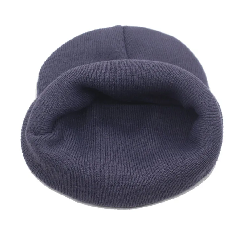 Solid Knitted Hat Winter Hats For Men Skullies Beanies Men Women Cap Autumn Beanie Hat Gorro Warm Skull Bonnet Men's Winter Cap