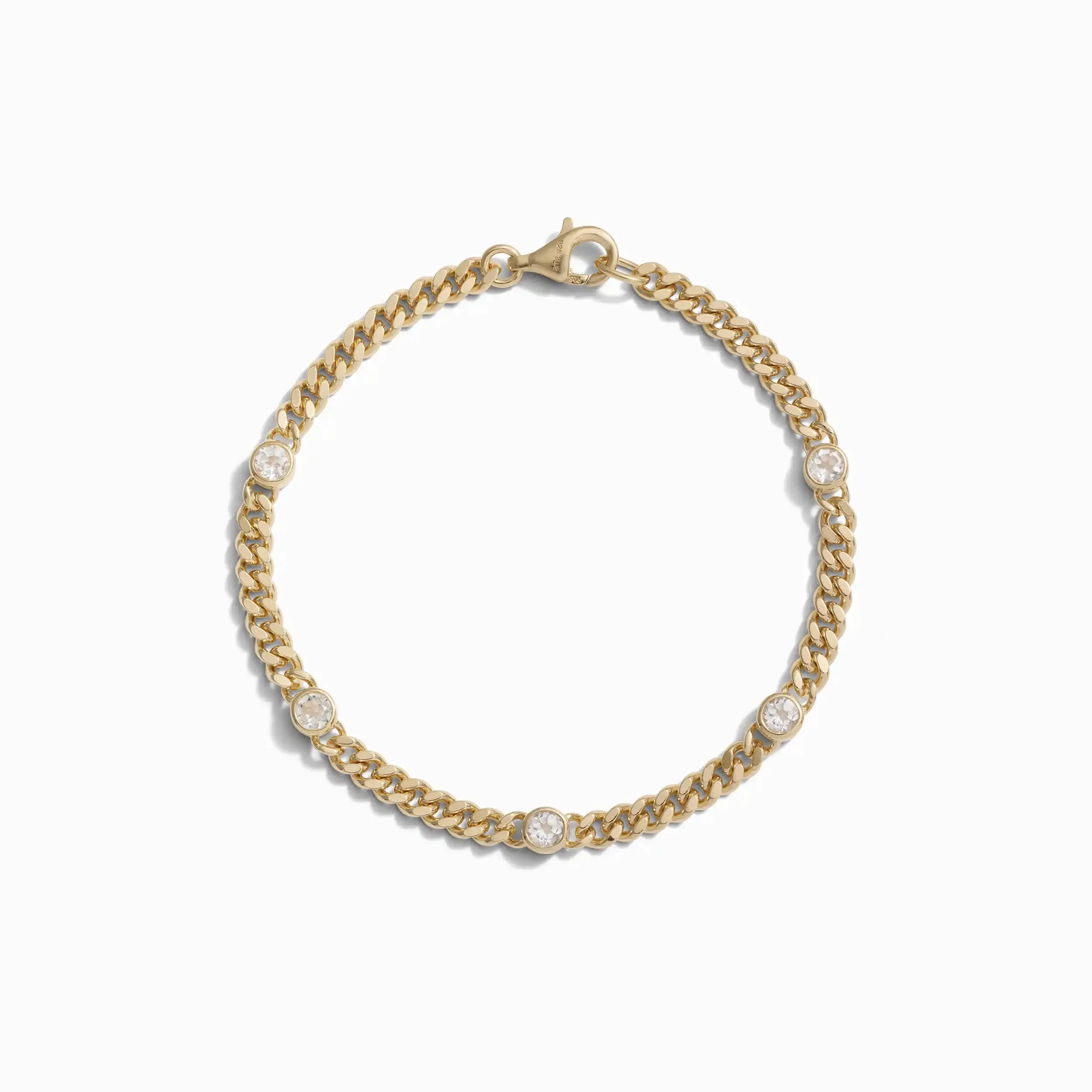 Station to Station Cuban Chain Bracelet