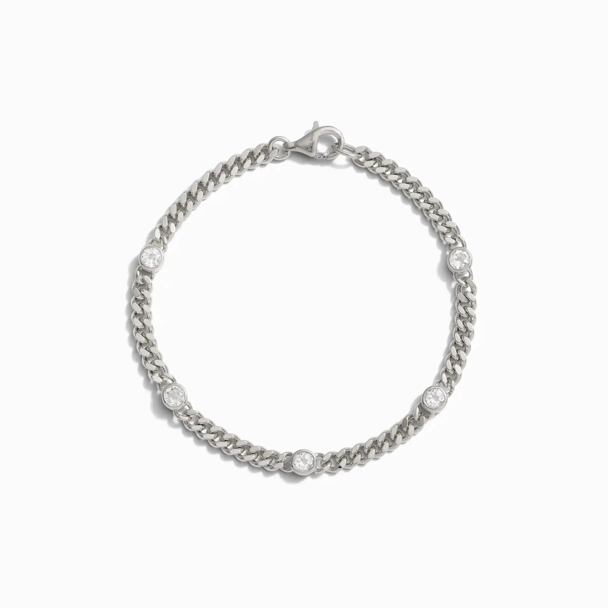 Station to Station Cuban Chain Bracelet