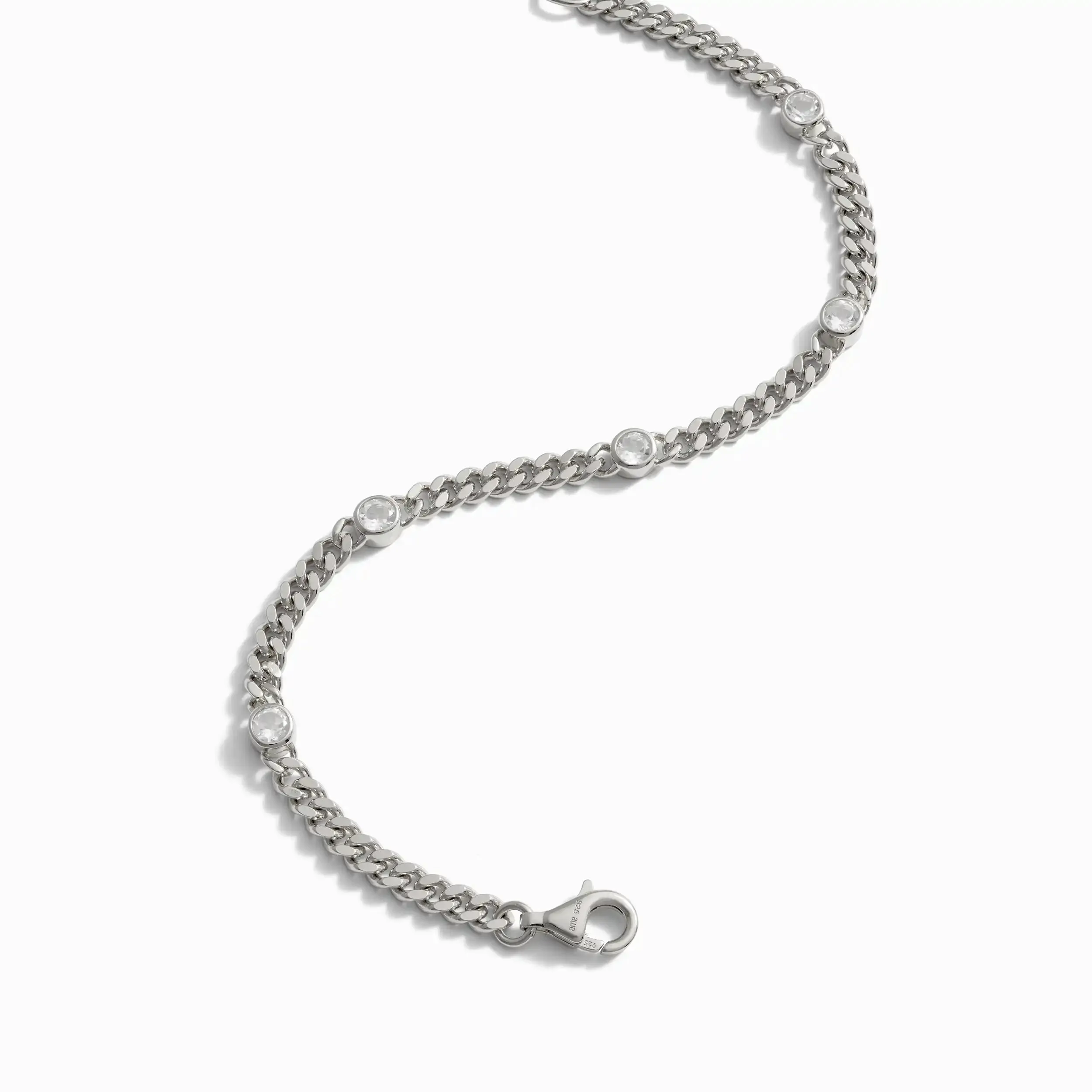 Station to Station Cuban Chain Bracelet