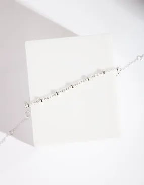 Sterling Silver Ball Chain Bracelet Anklet