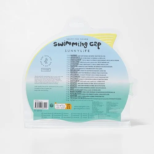 SUNNYLiFE Kids Swimming Cap Salty the Shark Multi