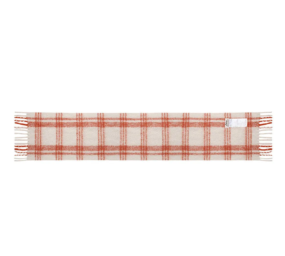 TARRAMARRA® Soft Checked Fringed Scarf