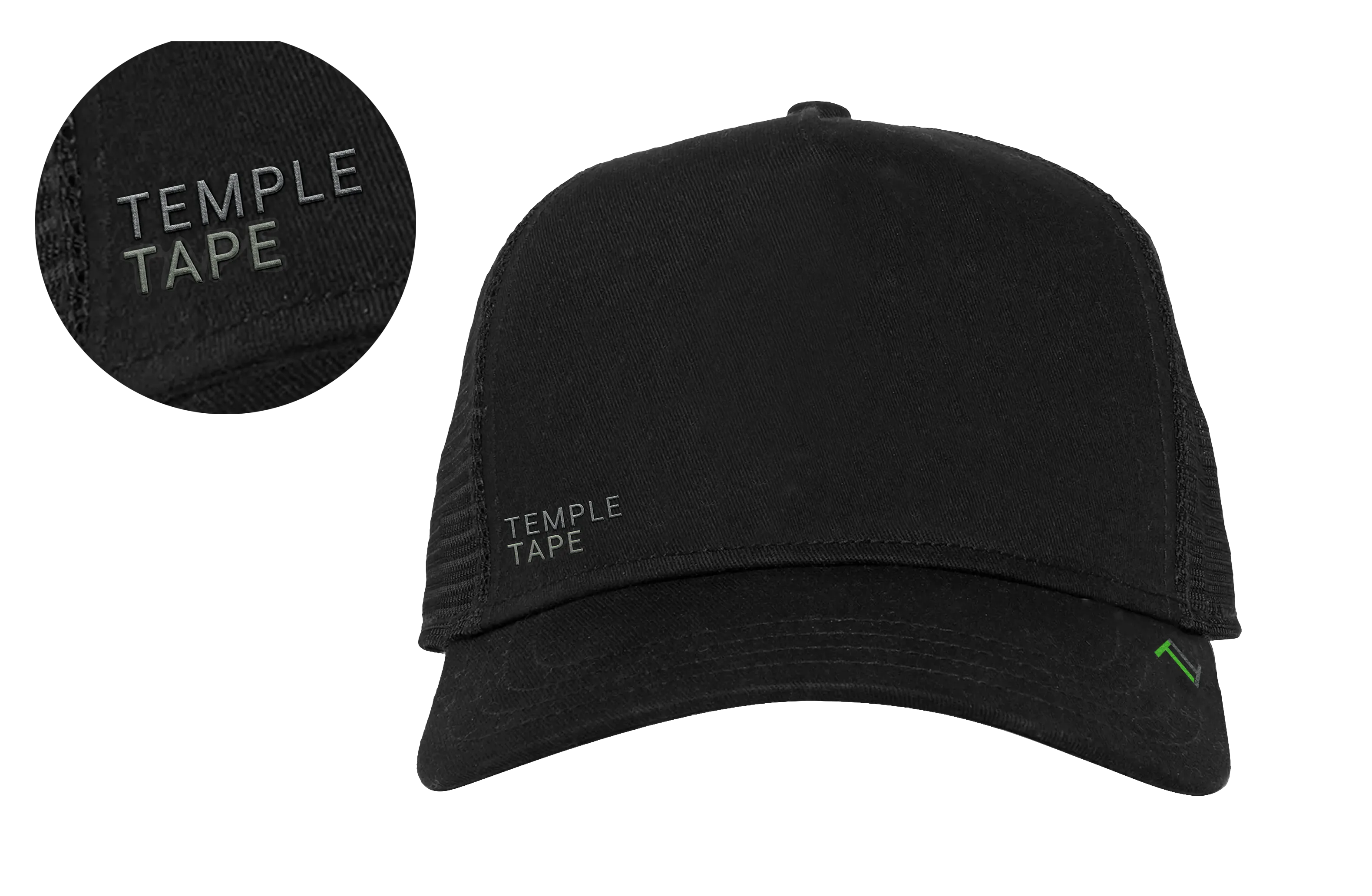 Temple Tape Fleece Lined Trucker Hats - Snapback