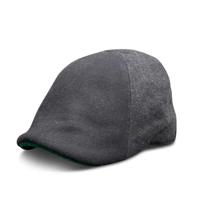 The Trinity Boston Scally Cap - Black & Smoke