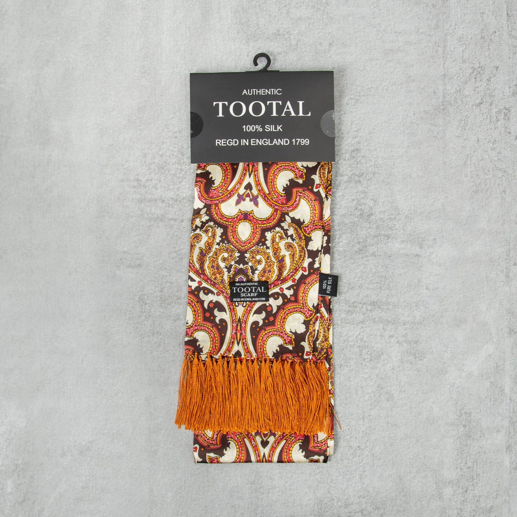 Tootal TV 4910 200 Silk Scarf - Apricot