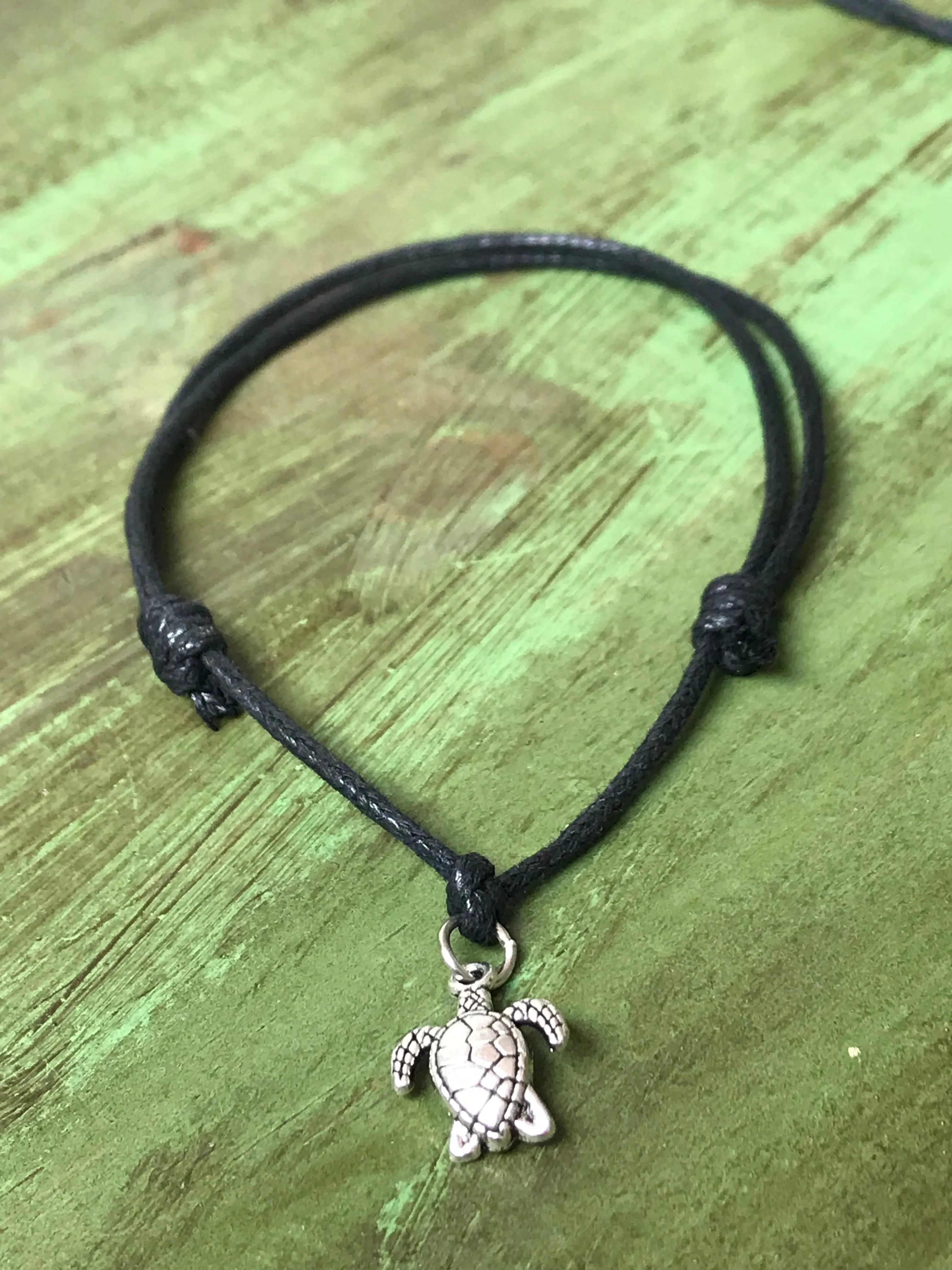 Turtle Plain Anklet